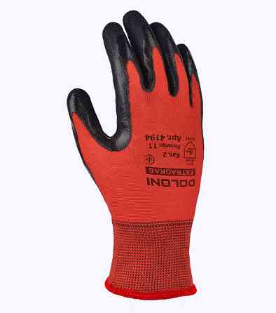 Перчатки рабочие трикотажные c латексным покрытием Doloni Extragrab 4194 р.11 Ровно