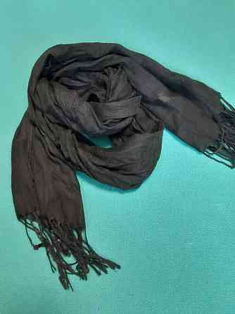 Шарф цвета хаки (болотный) - размер шарфа приблизительно 170*65см, 100% полиэстер Киев