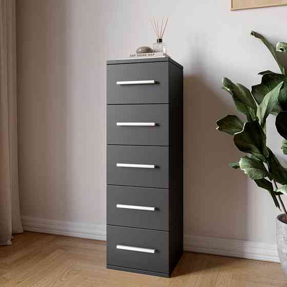 Комод 5 ящиков М-ЗОН Джеко 300 Антрацит (MZN-031018) Львов