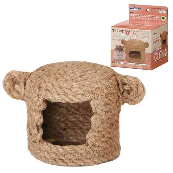 MiniAniman Hamster House МІНІЕНІМЕН БУДИНОЧОК ДЛЯ ХОМ’ЯКА плетене місце в клітку Київ