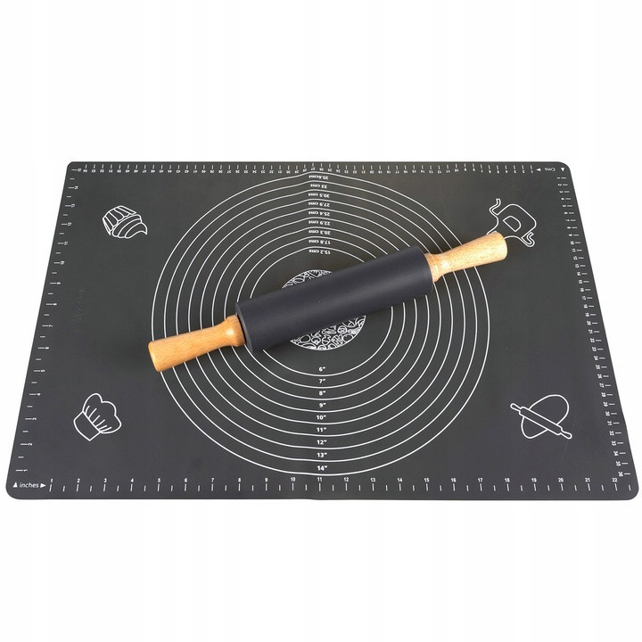 Силіконова кухонна дошка 70х50 см з валиком Ruhhy (23760) Нововолинськ - фото 2