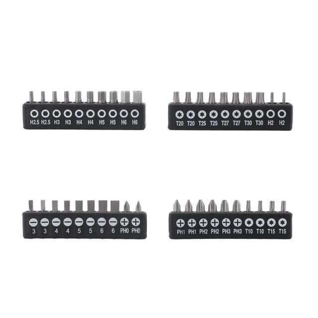 Набор отверток с комплектом насадок, 58 ед., Cr-V INTERTOOL VT-3358 Киев - изображение 10