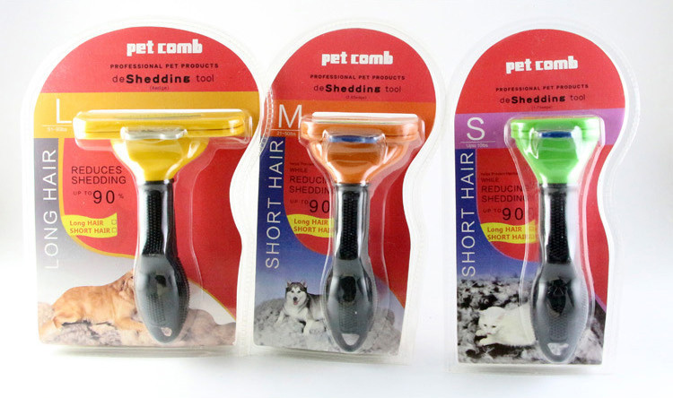 Фурминатор с кнопкой Pet Comb 10 см (размер L) для расчесывания шерсти кошек и собак Киев - изображение 9