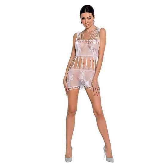 Бодістокінг мінісукня з метеликами Passion BS090 One Size white Sex Aura Київ
