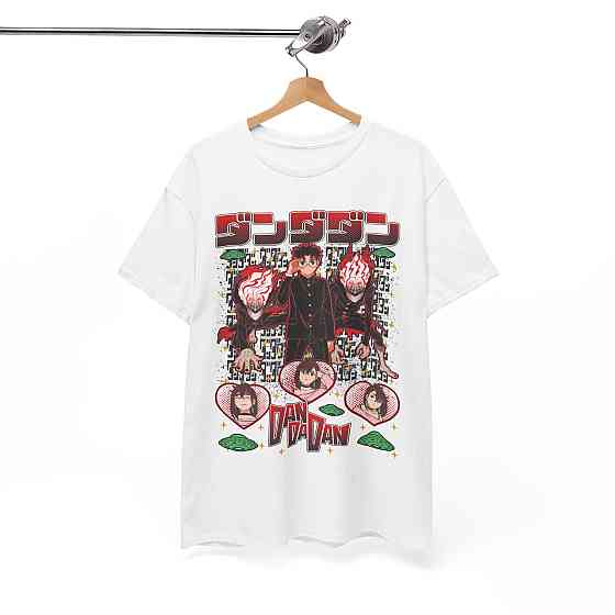 Футболка для мальчика аниме Дандадан Окарун Момо Айасе оверсайз (рост от 165 до 180 ) Черний AnimeJ0398m Днепр