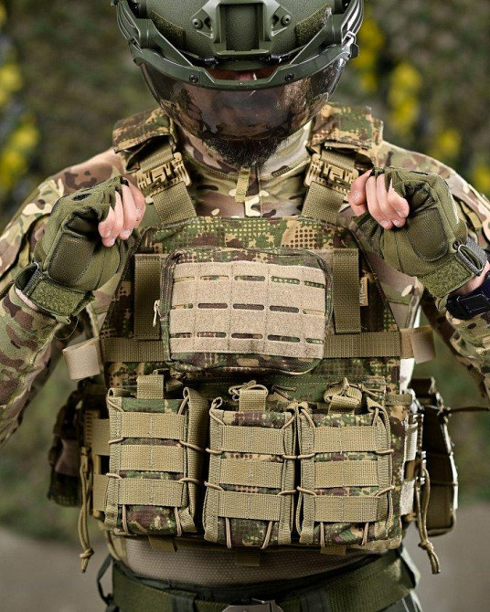 Плитоноска Attack варан 4 точки швидкого скидання ВТ 2532 Одеса - фото 5