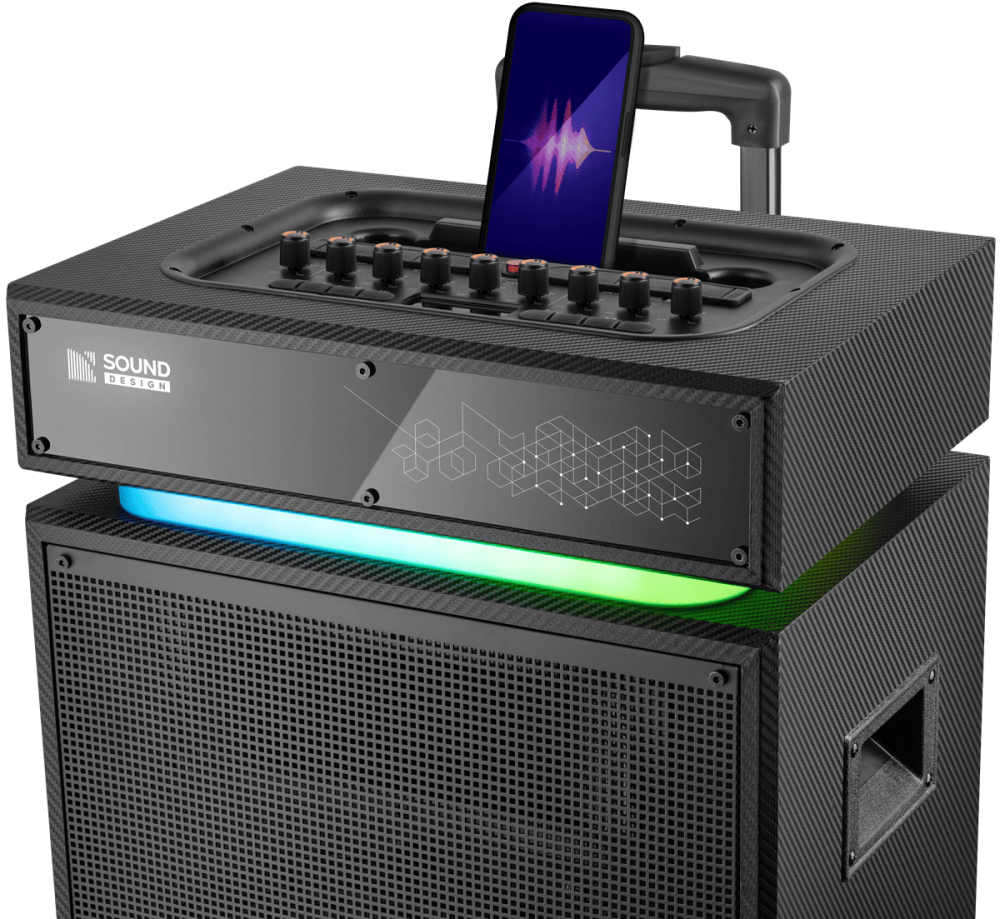 Портативна акустика Defender Sound Factory 140Вт Black (65093) (7151834) Київ - фото 5