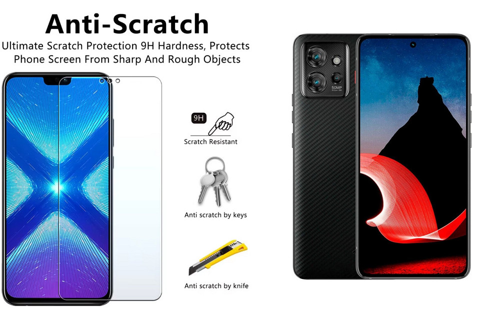 Защитное стекло NeoGlass для Motorola ThinkPhone – ультрапрозрачное и устойчивое Киев - изображение 1