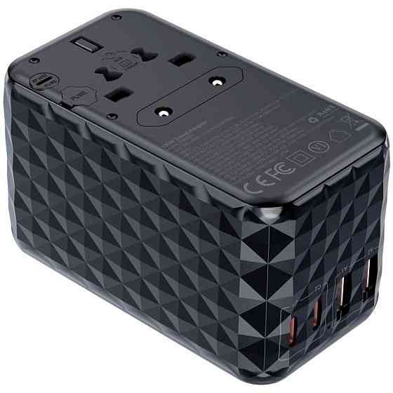 Зарядний пристрій 4xUSB 100W PD (2хUSB-C+2хUSB-A) сharger diamond model чорний Choetech Винница