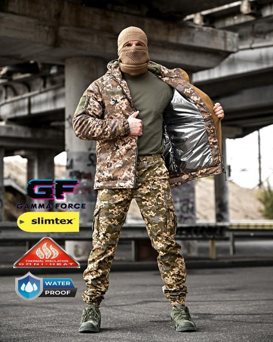 Зимовий тактичний костюм GAMMA GEN2піксель ТР6414 Одеса - фото 11