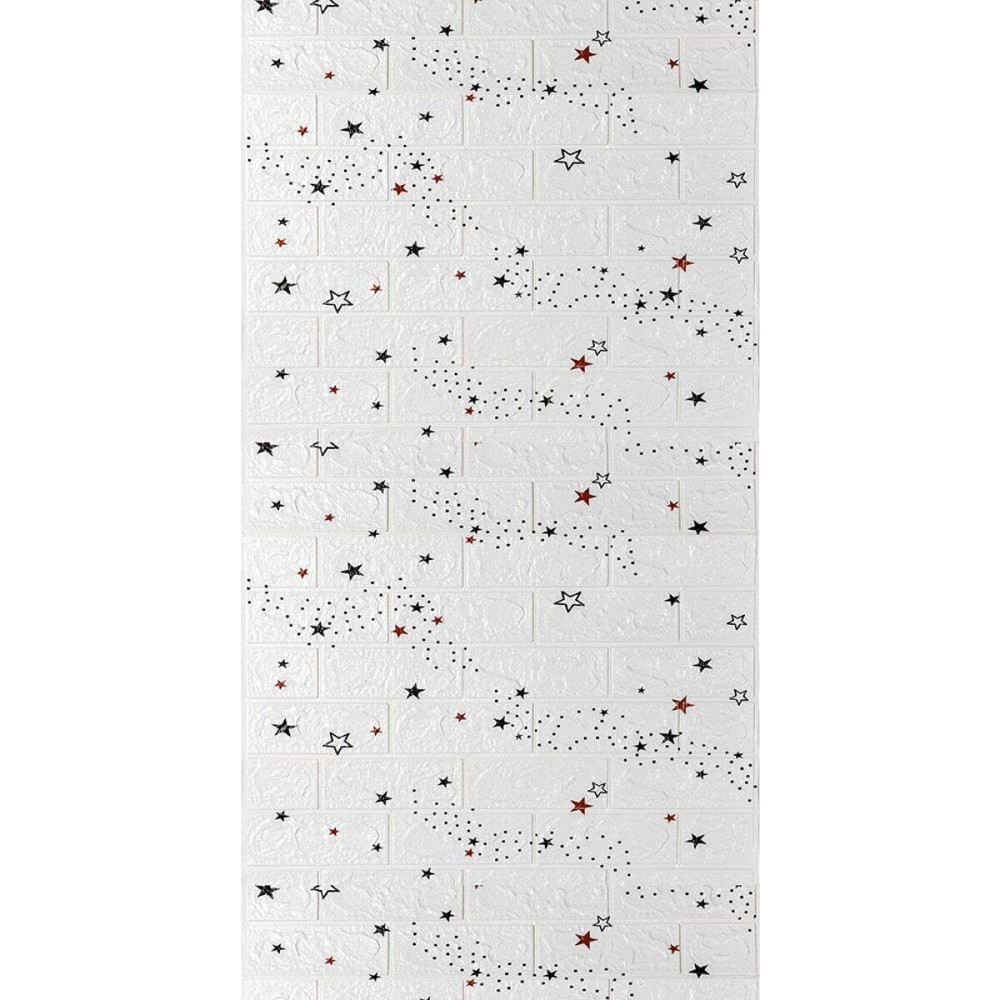 Панель стінова в рулоні 3D 700мм*3,08м*3мм зірки (D) SW-00002265 Київ - фото 1