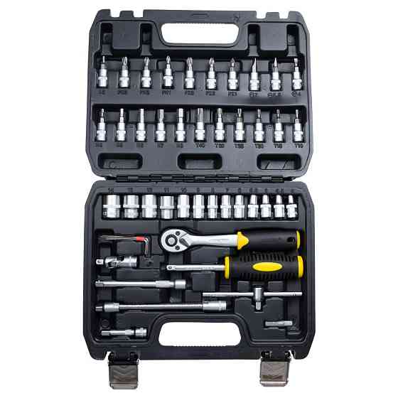 Sigma Набор насадок торцевых и бит 1/4" 46шт CrV mid SIGMA (6003511) Коломыя