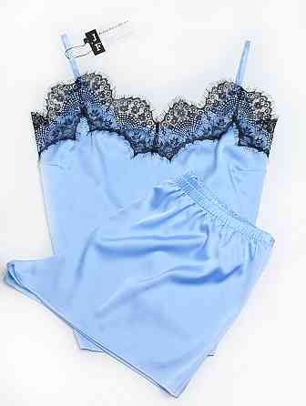 Шовкова піжама жіноча Блакитний XL Харків