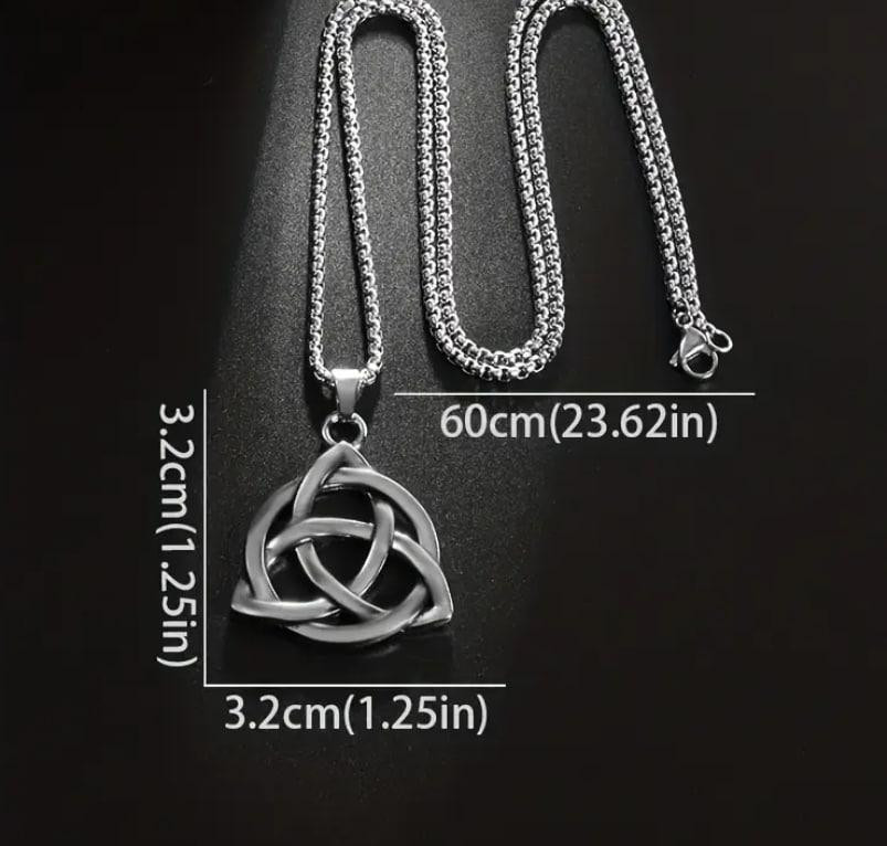 Підвіска-амулет у скандинавському стилі «Кельтський вузол Трикветр», Скандинавський кельтський амуле Київ - фото 2