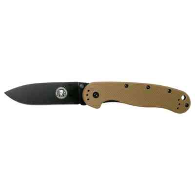 Нож Esee Avispa Black Blade D2 Nylon Coyote brown (BRK1302CBB) Винница