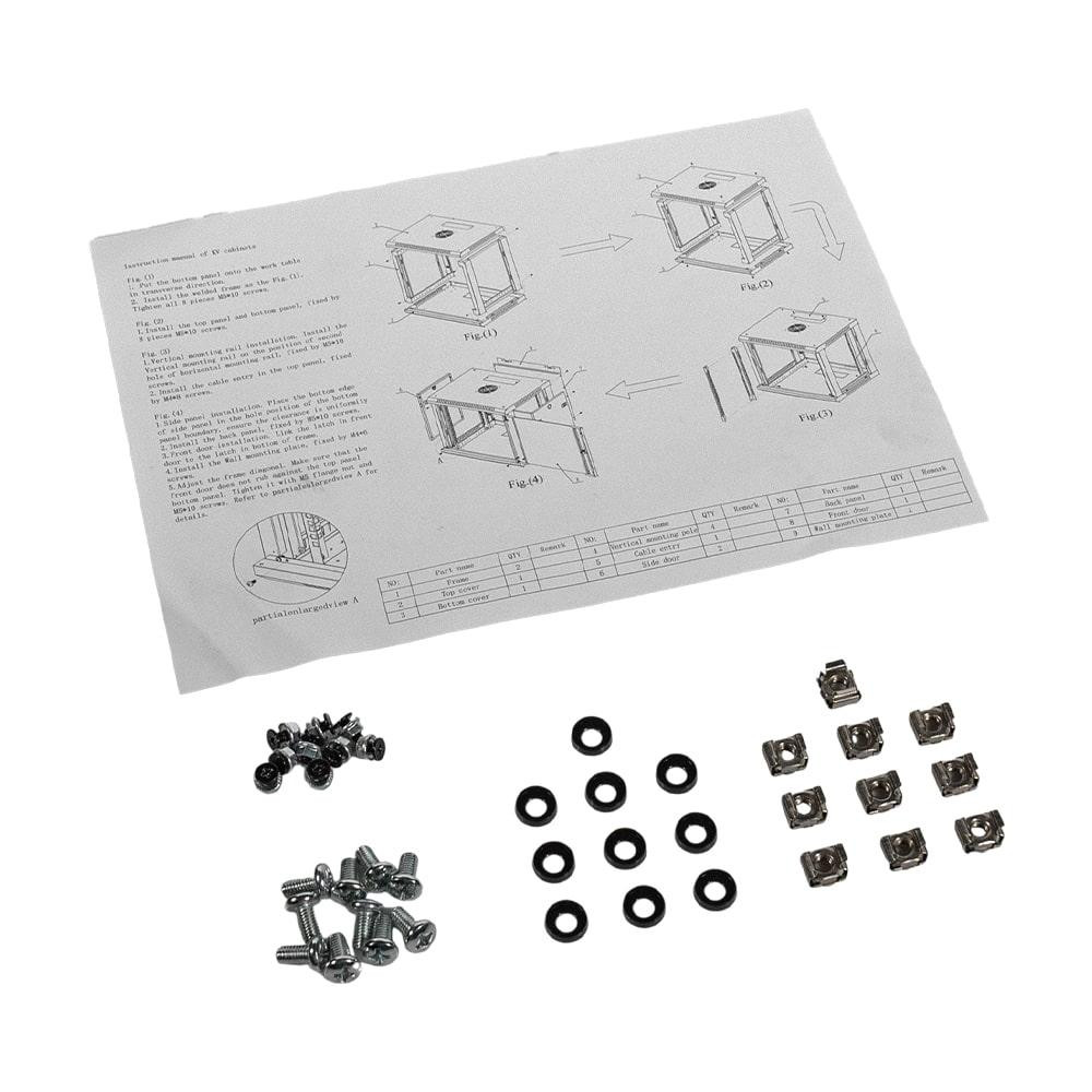 Комутаційна шафа Trinix TRX-12U/600x600x637 Black (25-00089) Київ - фото 14