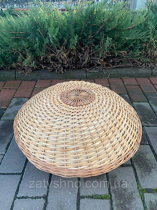Плетеная люстра натуральная из лозы Киев - изображение 5