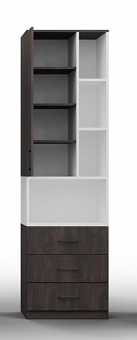 Шафа для одягу Tetris Т-4, Білий, 600/520/2100 Львів - фото 2