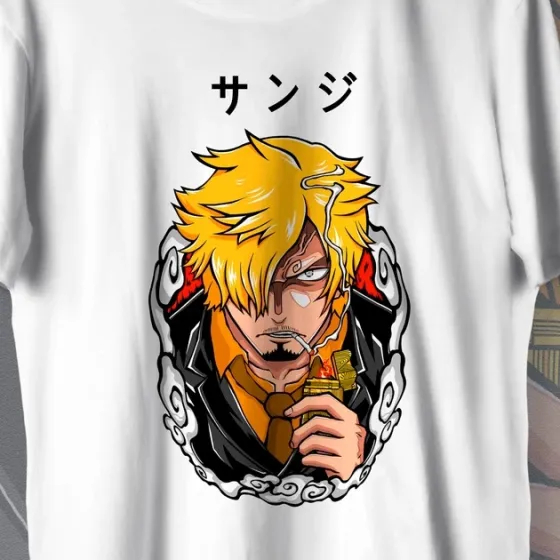 Футболка чоловіча з  принтом Ван Пис Санджи W Розмір 48 Anime0030 Дніпро
