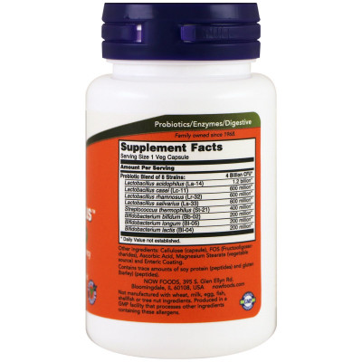 Пробиотики Now Foods Пробиотики для Улучшения Желудочного Тракта, Gr8-Dophilus, (NOW-02912) Винница - изображение 2