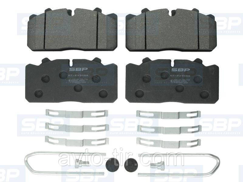 Гальмівні колодки MAN L2000 / M2000 Луцьк - фото 1