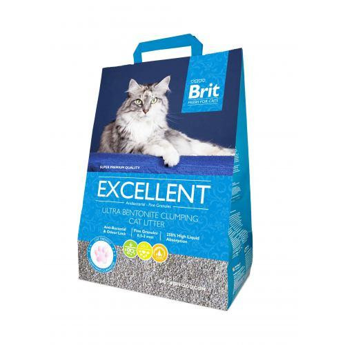 Наповнювач для котячого туалету Brit Fresh Excellent бентонітовий, 5 кг Київ - фото 1