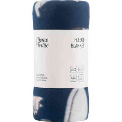 Плед Ardesto Fleece 100% полиэстер, котик, синий 130х160 см (ART0725PB) Винница
