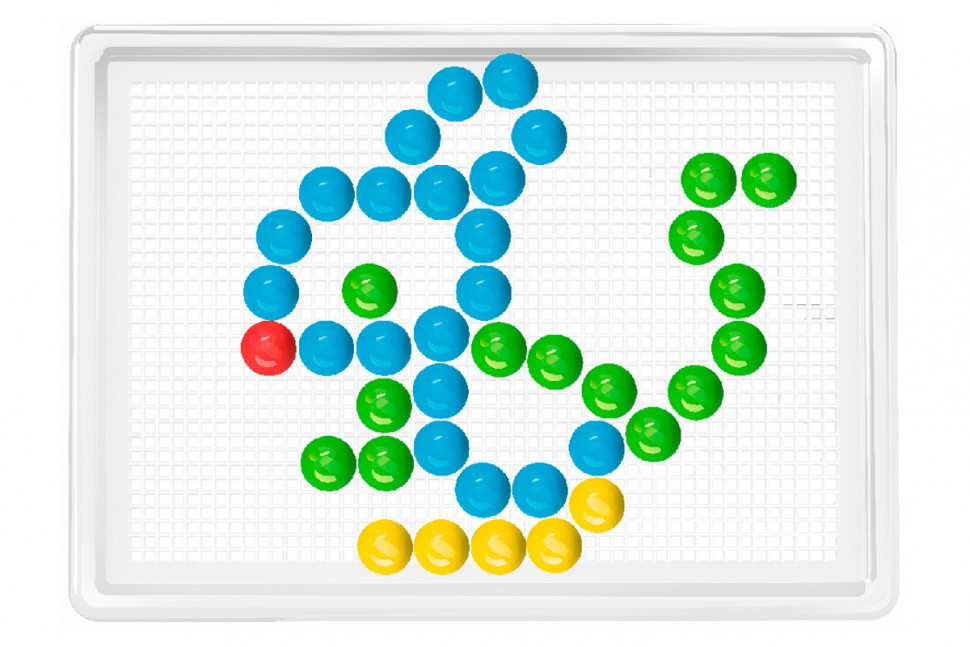 Дитяча розвиваюча мозаїка 3381TXK, 140 фішок Вінниця - фото 4