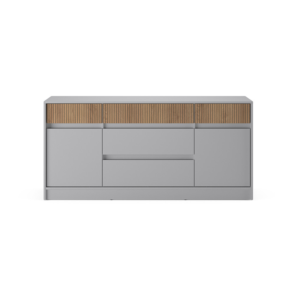 Большой комод с дверями и ящиками Эверест Стайл-1600 160,2х39х75,4 см Кашемир/Канелла (DTM-073570) Днепр - изображение 2