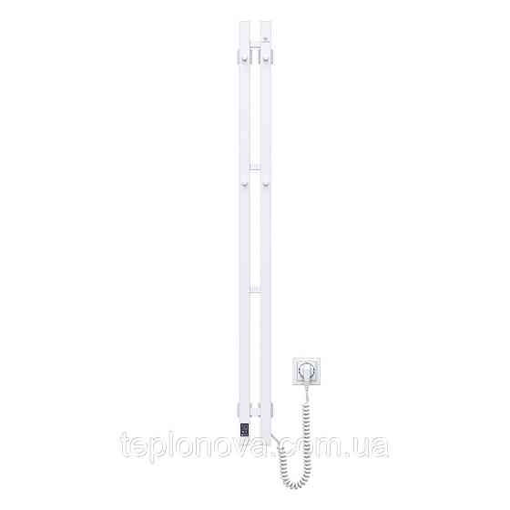 Сушарка для рушників електрична Navin Силует Квадро 90х1200 Sensor права, біла Чернівці