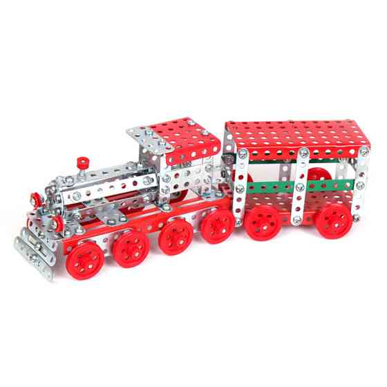 Металевий конструктор Поїзд ТехноК 4814TXK, 312 деталей Вінниця