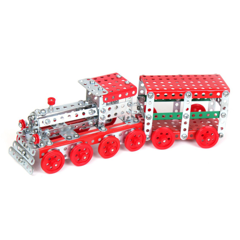 Металевий конструктор Поїзд ТехноК 4814TXK, 312 деталей Вінниця - фото 3