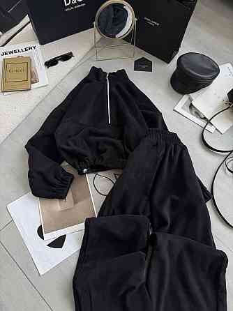 Женский теплый повседневный костюм двойка турецкий двусторонний флис полар Одесса