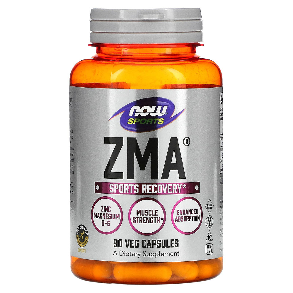 Спортивне відновлення, ZMA, Now Foods, Sports, 90 капсул Київ - фото 1