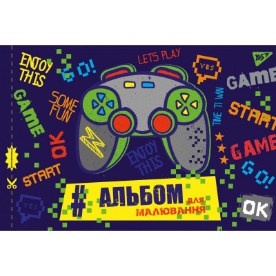 Альбом для рисования Yes А4 скоба, с перфорацией, 12 листов (130482) Винница - изображение 1