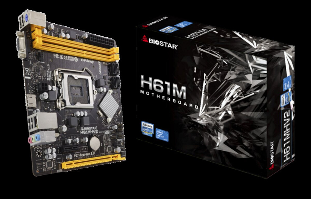 Материнська плата Biostar H61(s1155,  intel H61, PCI-Ex16) Київ - фото 2