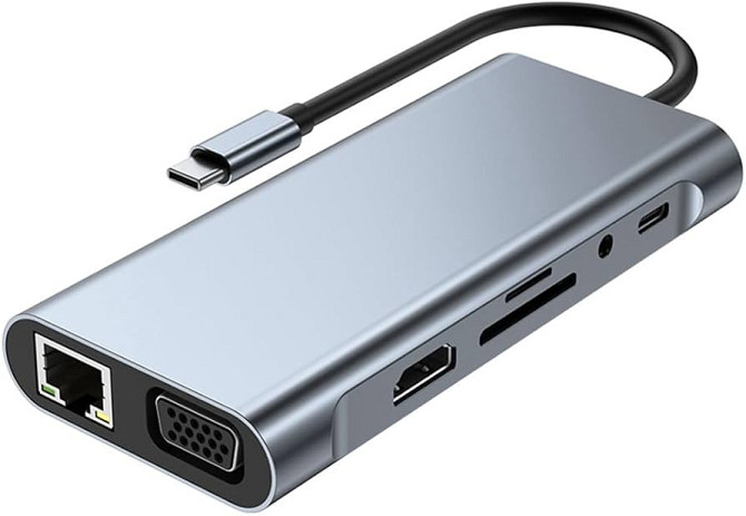 Концентратор BESTCABLE 11 в 1 USB C Луцьк - фото 1