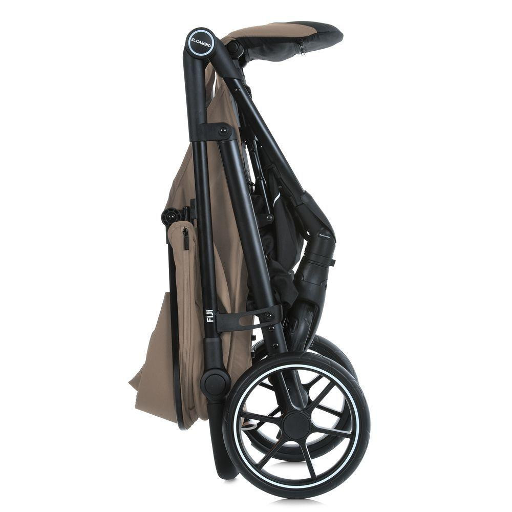 Коляска дитяча прогулянкова El Camino з москітною сіткою та чохлом на ніжки Бежева (ME 1113-2) Чернигов - изображение 7