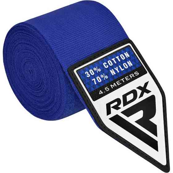 Бинти для боксу RDX WX Professional Boxing Hand Wraps Blue (4.5м.) Кам'янське