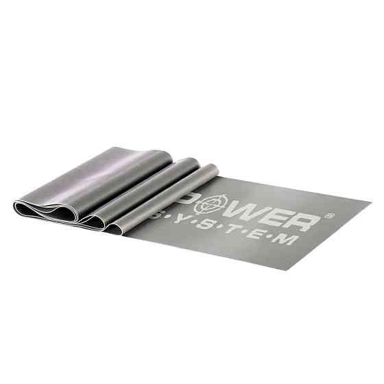 Стрічка-еспандер для спорту та реабілітації Power System PS-4123 Flat Stretch Band Level 3 Grey (25- Каменское
