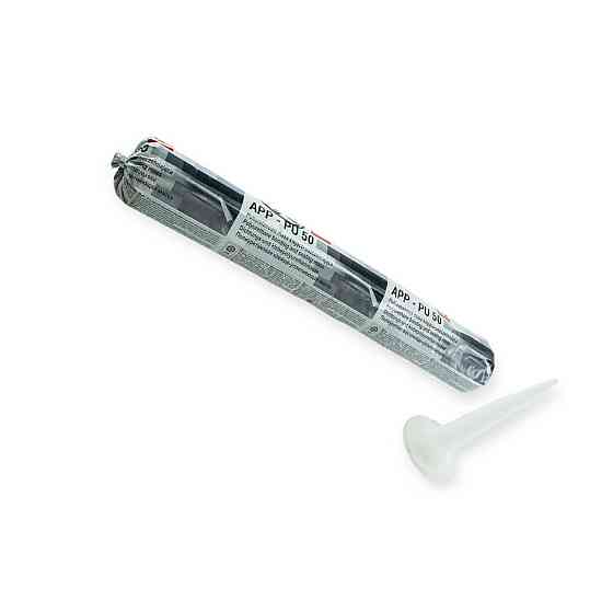 Герметик швів APP PU50 600 мл чорний (ковбаса) Мукачево