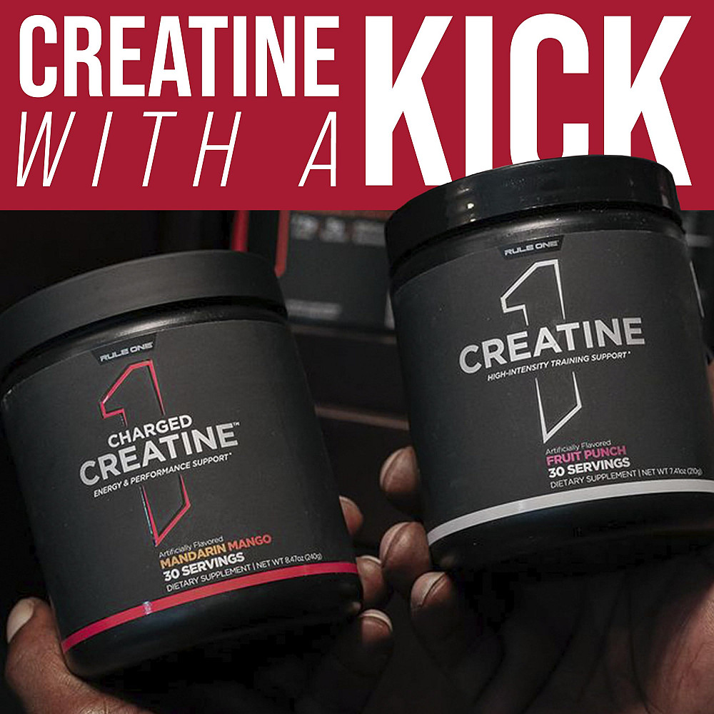 Креатин Rule One Creatine 30 serv 210 gram (Fruit Punch) Луцк - изображение 2