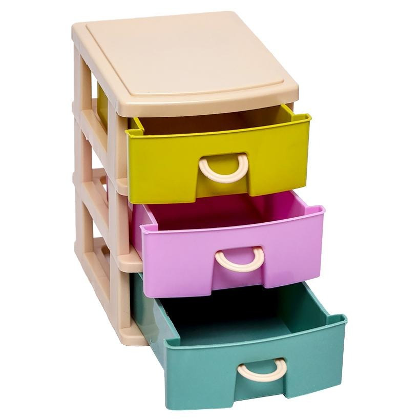 Органайзер настільний 3 відділення Q19 252-45, 14,5х13х10 см (116776) Вінниця - фото 1