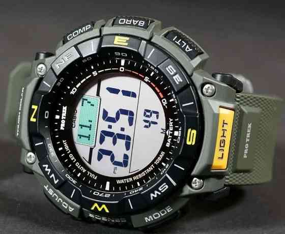 Новинка. С компасом Casio PRG-340-3CR ProTrek Green. Харьков