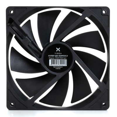 Кулер до корпусу Vinga 14025 PWM 4pin Вінниця - фото 3