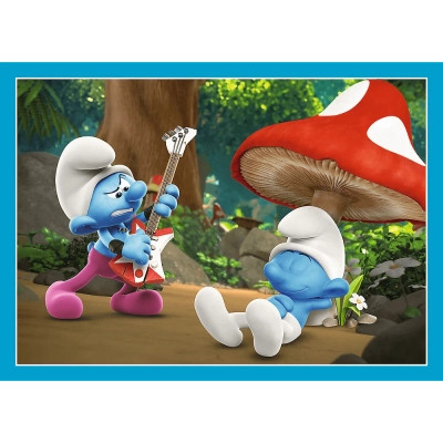 Пазл Trefl The Smurfs Деревня Смурфов 4 in 1 (35, 48, 54, 70) элемента (5900511346565) Винница - изображение 2