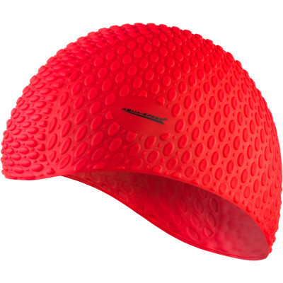 Шапка для плавання Aqua Speed Bubble 102-31 червоний Уні OSFM (5908217635792) Вінниця - фото 1