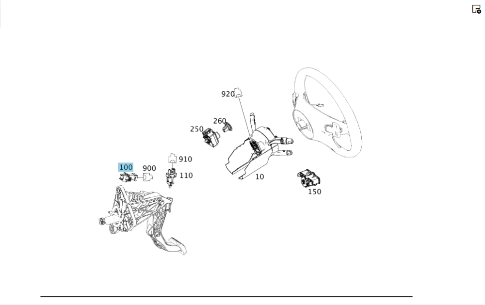 Mercedes-Benz  A0015456309 Вимикач стоп-сигналу ML W164 C-Class W205 GLC X253 E-class W213 E-class Coupe C238 CLS C257 E-class W212 SLK/SLC R172 C-Cla Одесса - изображение 8
