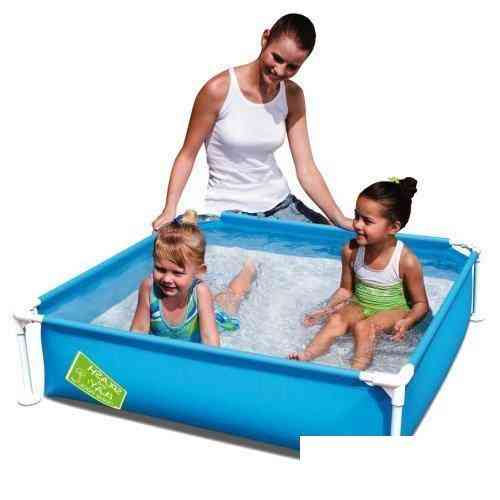 Детский каркасный бассейн 122х122х30 см Bestway 56217 Киев