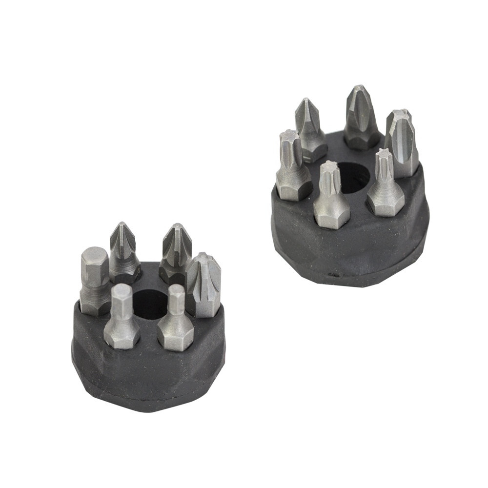 Отвертка с реверсом + торцевые насадки 1/4